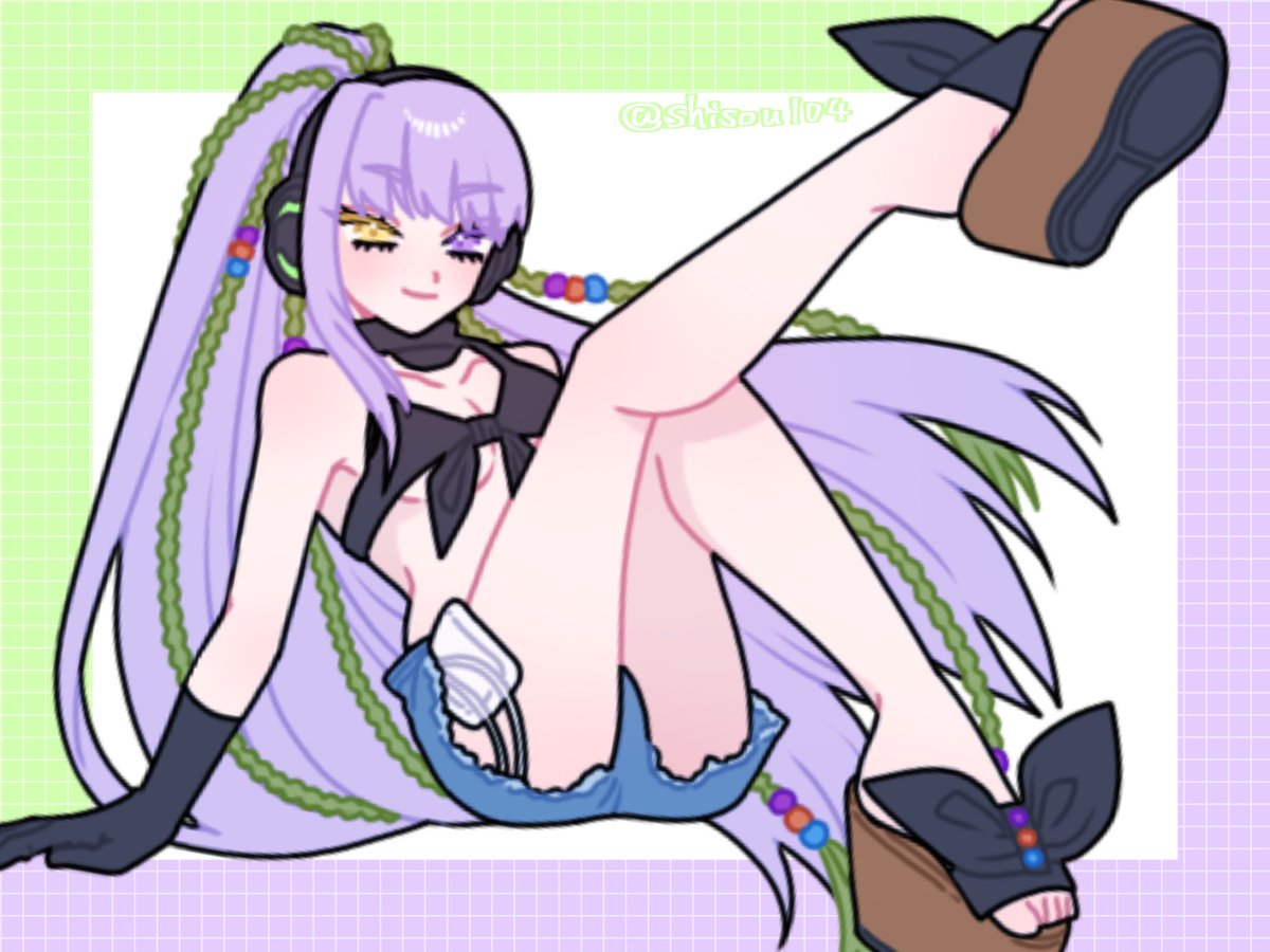 shisou104's tweet photo. プロテアオルタ水着おめでとう💚💜 https://t.co/eoew9H12kI