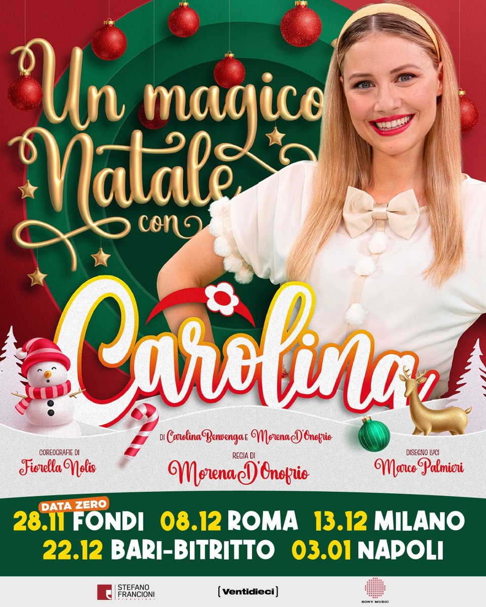 TicketOneIT's tweet photo. Carolina Benvenga torna a teatro con un nuovo show musicale per tutta la famiglia, tra canzoni, balli e tanta magia! ❤️

🎫  Biglietti disponibili su https://t.co/OYxXE77OEp ✨ https://t.co/hhixbh8CIN