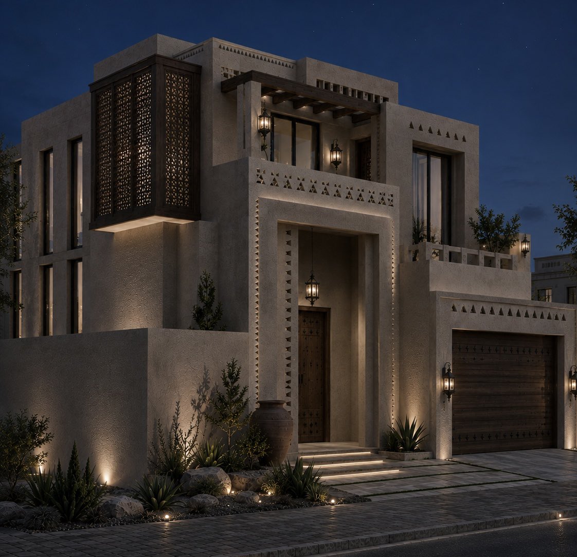 emadeng_mon's tweet photo. #تصميم_واجهه بطراز  #نجدي_معاصر https://t.co/6jgZI9B1Z0