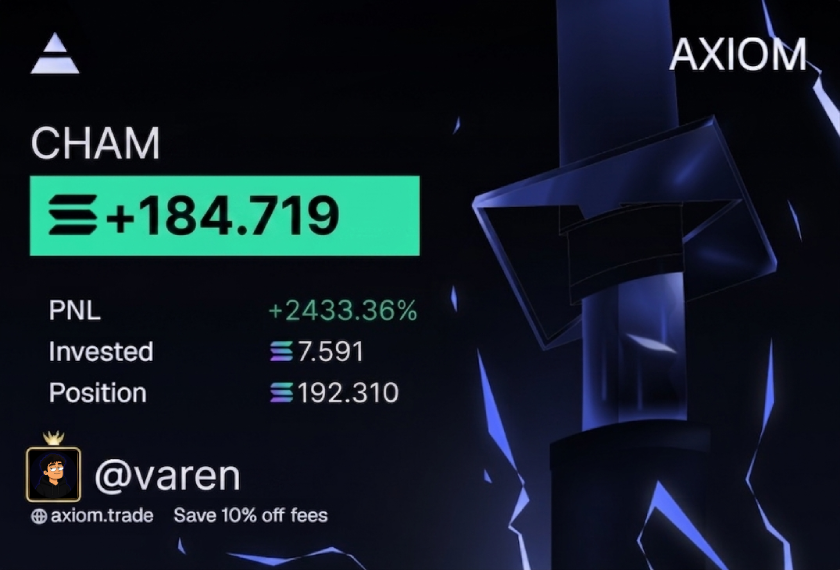 VarenSol's tweet photo. Woke up and realized all my sell orders had already hit while I was sleeping 😭

Nothing better than waking up to executed orders and realized profit.

Axiom doing the work while I sleep 🫡

solana:GJaxyLPuZh5U2U4LgAVdGGC6KYRVXZp8t91P2vzaCHAM https://t.co/AopjPk7wdv