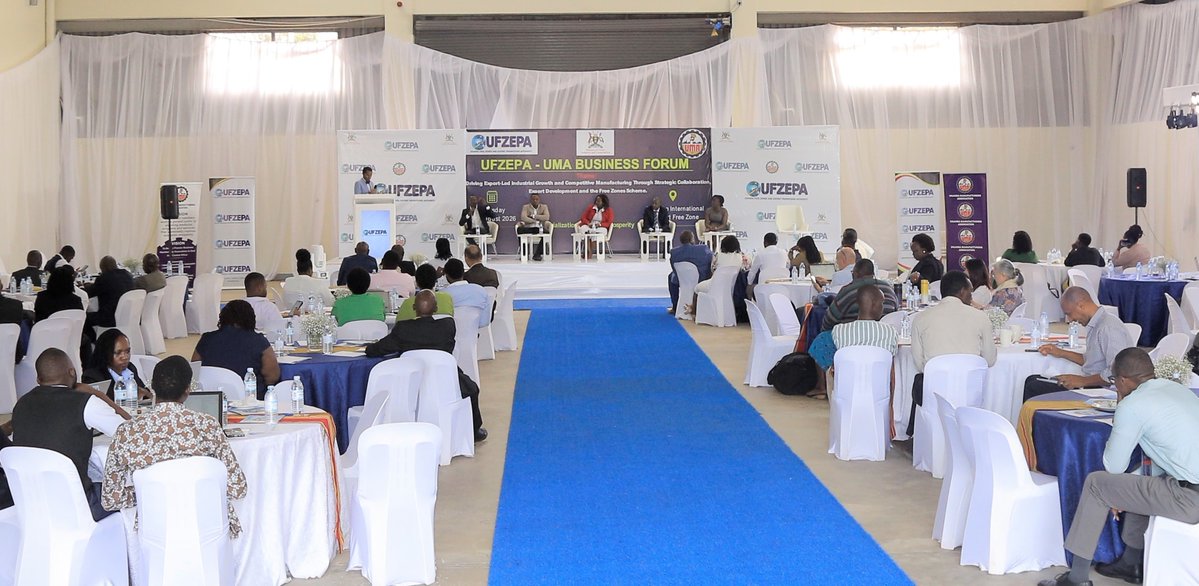 ufzepa's tweet photo. The day is here! 🇺🇬
UFZEPA and UMA bring together Government, manufacturers, exporters &amp; private sector leaders for the UFZEPA–UMA Business Forum at the Entebbe International Airport Free Zone. Today, we drive collaboration for export-led industrial growth
#FreeZonesandExportsUg https://t.co/roKVdLRrY3