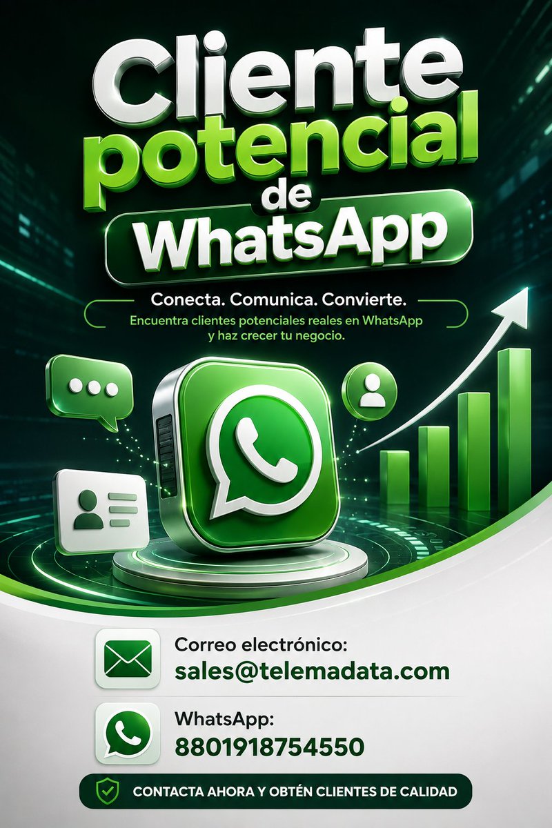 Datosdetelema's tweet photo. #EmpresaDeDatosDeTelemarketing
#DatosDeTelemarketing
#BaseDeDatosDeTelemarketing
#ListaDeTelemarketing

Nuestra empresa de datos de telemarketing ofrece soluciones de datos para empresas que desean desarrollar campañas de telemarketing. https://t.co/NrtnC8uFlq