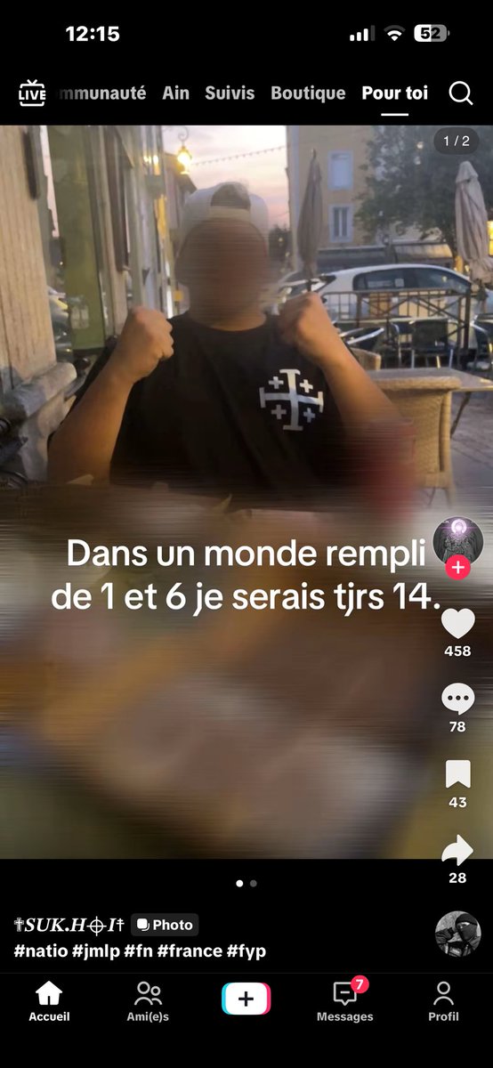 Biloumathafack's tweet photo. Les nazi se cachent même plus https://t.co/VUNVNOk2Bf