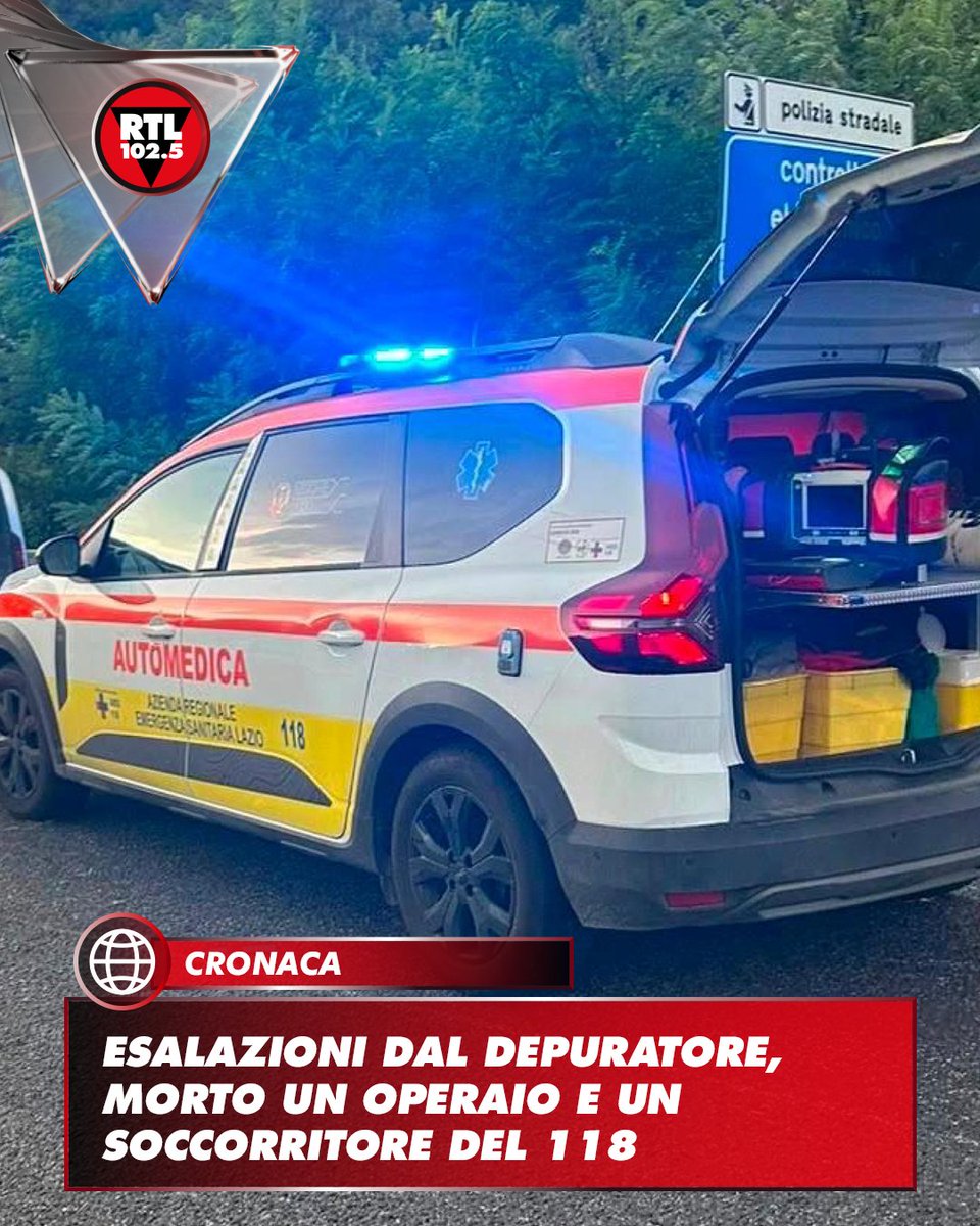 rtl1025's tweet photo. ⚫ Un operaio che stava lavorando al depuratore di San Vito Lo Capo è morto per le esalazioni che provenivano dall'impianto. Sono intervenuti i sanitari del 118 e durante i soccorsi anche un operatore che stava praticando il massaggio cardiaco è morto. Sono intervenuti i carabinieri.

📷: ANSA/ufficio stampa Ares 118