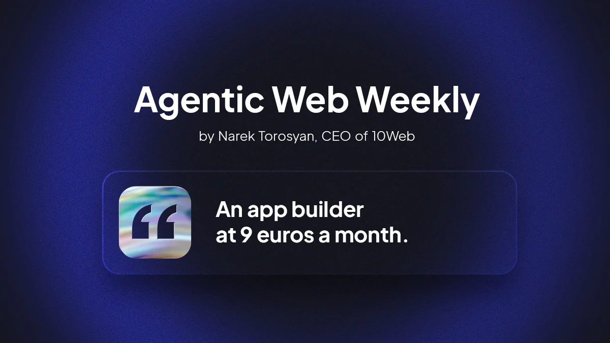 Agentic Web Weekly banner