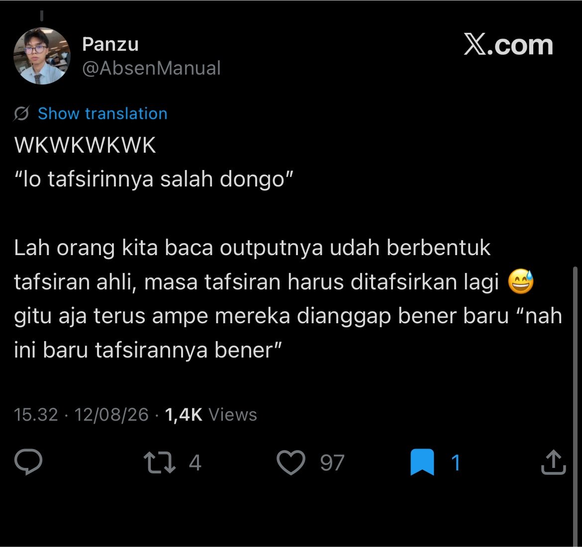 13Rapip66783's tweet photo. @AbsenManual @fisipstroberry Ayo ketemu bogornya mana ? Apa di depok ? Depoknya mana https://t.co/dnMmgaMHWZ
