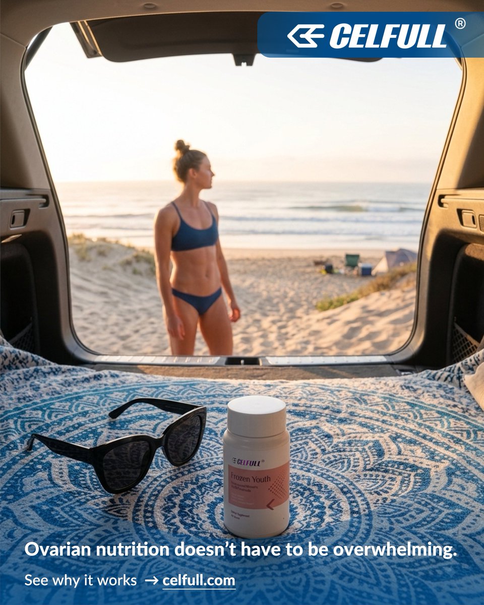 real_CELFULL's tweet photo. Wake up to the ocean breeze &amp; endless energy! ☀️🌊 Powered by CELFULL Frozen Youth to fuel cellular energy, support ovarian health &amp; healthy aging from within. #CELFULL #NADH #CellEnergy #OvarianHealth https://t.co/Dse0V02yBh