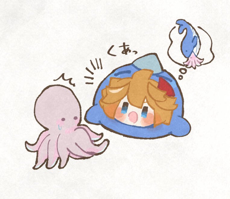 tkymsn11's tweet photo. イメージトレーニング🐳🐙 https://t.co/24c7RLmncp