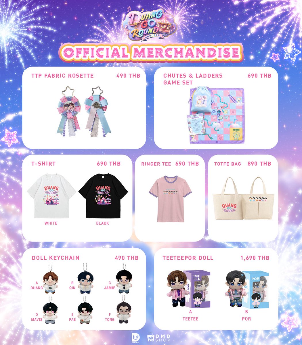 DomundiTV's tweet photo. พบกับ 𝗗𝗨𝗔𝗡𝗚 𝗚𝗢 𝗥𝗢𝗨𝗡𝗗 𝗢𝗙𝗙𝗜𝗖𝗜𝗔𝗟 𝗠𝗘𝗥𝗖𝗛𝗔𝗡𝗗𝗜𝗦𝗘 ในงาน 𝐃𝐔𝐀𝐍𝐆 𝐆𝐎 𝐑𝐎𝐔𝐍𝐃 𝐂𝐎𝐍𝐂𝐄𝐑𝐓 Presented by True5G 🎪✨️

🗓️ 15-16 AUGUST 2026   
⏰ FAST TRACK HOLDER  |  10:00 AM - 12:00 PM
⏰ GENERAL SALES  |  1:00 PM - 6:00 PM 
🛍️ MERCHANDISE BOOTH
📍 IMPACT ARENA MUANG THONG THANI
💳 Cash, Credit / Debit Cards, QR PromptPay, Alipay, and WeChat Pay are accepted.

💥 พิเศษ! เมื่อซื้อสินค้า Official Merchandise ครบทุก ๆ 2,500 บาท รับคูปอง 1 ใบ เพื่อลุ้นสิทธิ์ถ่ายภาพแบบ 1:1 หรือ 2:1 กับศิลปินที่คุณชื่นชอบ ( 15 รางวัล ) 

Receive 1 lucky draw coupon for every THB 2,500 spent on Official Merchandise for a chance to win an 1:1 or 2:1 Photo Session with your favorite artist. ( 15 Winners )

DUANG AT IMPACT SOON
#ด้วงจะโกราวน์แล้วนะเธอ
#DuangGoRoundConcert
#DuangGoRoundMerch
#domunditv