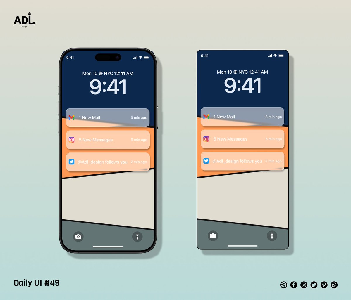 iamadl_'s tweet photo. Notification Daily UI #0049  

Hi everyone.
For today's challenge Daily UI #0049, the prompt is to design a notification screen. What do you think?

Thanks for stopping by, don't forget to like and follow for more. #dailyui #dribble #designer #dailyux #figma #graphics #dailyui https://t.co/17i8teG2eu