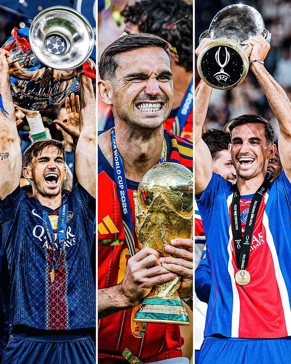 SeleccionRojita's tweet photo. Los últimos 3 meses de Fabián. 🎩

Junio - Champions League 🏆
Julio - Mundial ⭐️
Agosto - Supercopa de Europa 🏆 https://t.co/V4kAxQNOzC