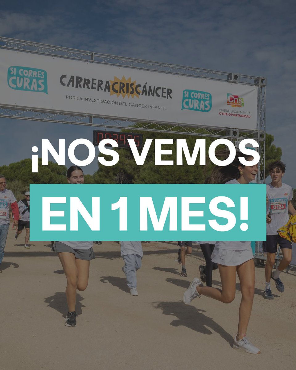 criscancer's tweet photo. 🔴 ¡Faltan 30 días para la #CarreraCRISCáncer! 

Pero esta historia no empieza en la salida, empieza cuando abres tu página de recaudación para conseguir que la investigación en cáncer infantil siga avanzando. 💪🩵

Inscríbete ya 🔗 https://t.co/bHU7G7xNRr

#CRISContraelCáncer https://t.co/wOagc97mpq