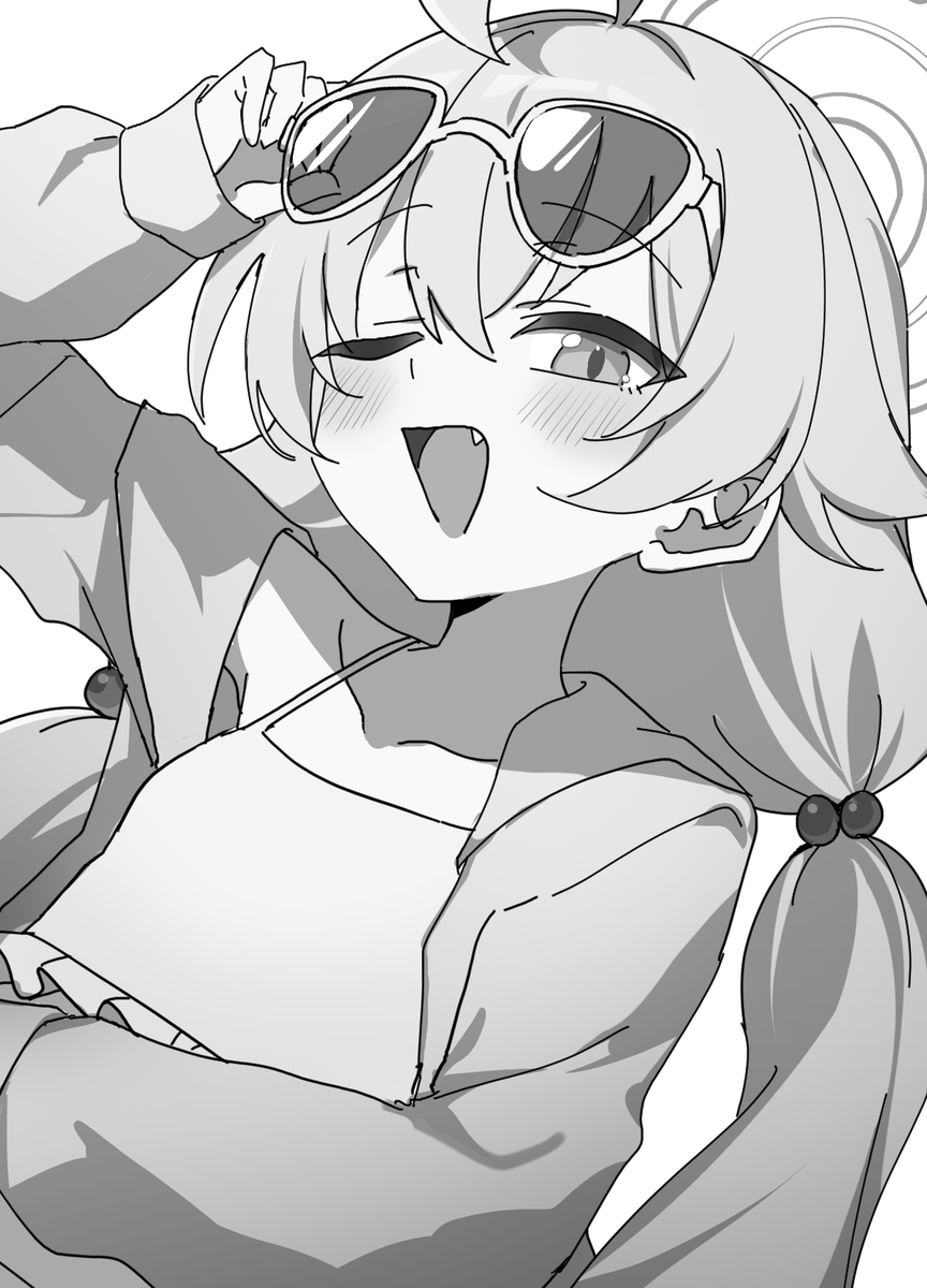 koroyarou's tweet photo. モノクロ練習 https://t.co/v4cwB2gL9A