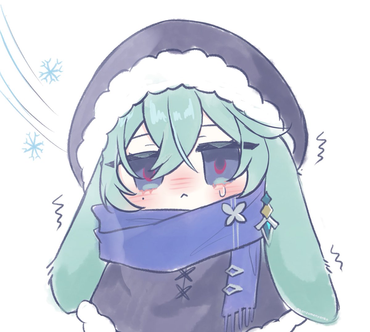 kanzumenyanko's tweet photo. Stay warm in snezhnaya!  #lohen https://t.co/JKkWqWC4nN