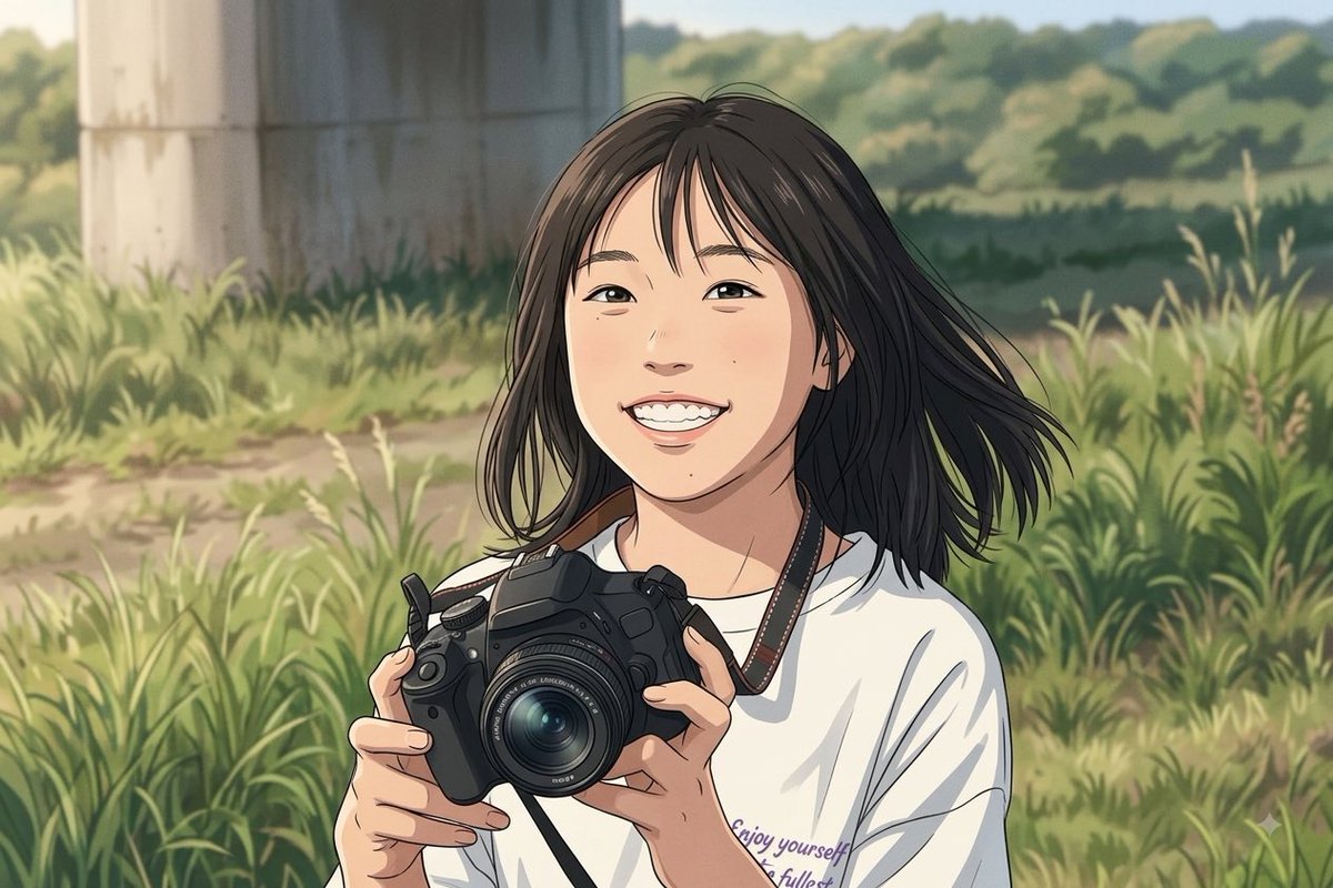 m_fujikiti's tweet photo. 娘とカメラ持ちながら犬の散歩。(写真はプライベートのためアニメタッチ)
スマホで簡単に写真撮影が当たり前の現代。
カメラを構えて撮る一枚も楽しいですよ。
#Canon
#EOSkiss
#ミラーレス一眼 https://t.co/q5ZpD9ToO6