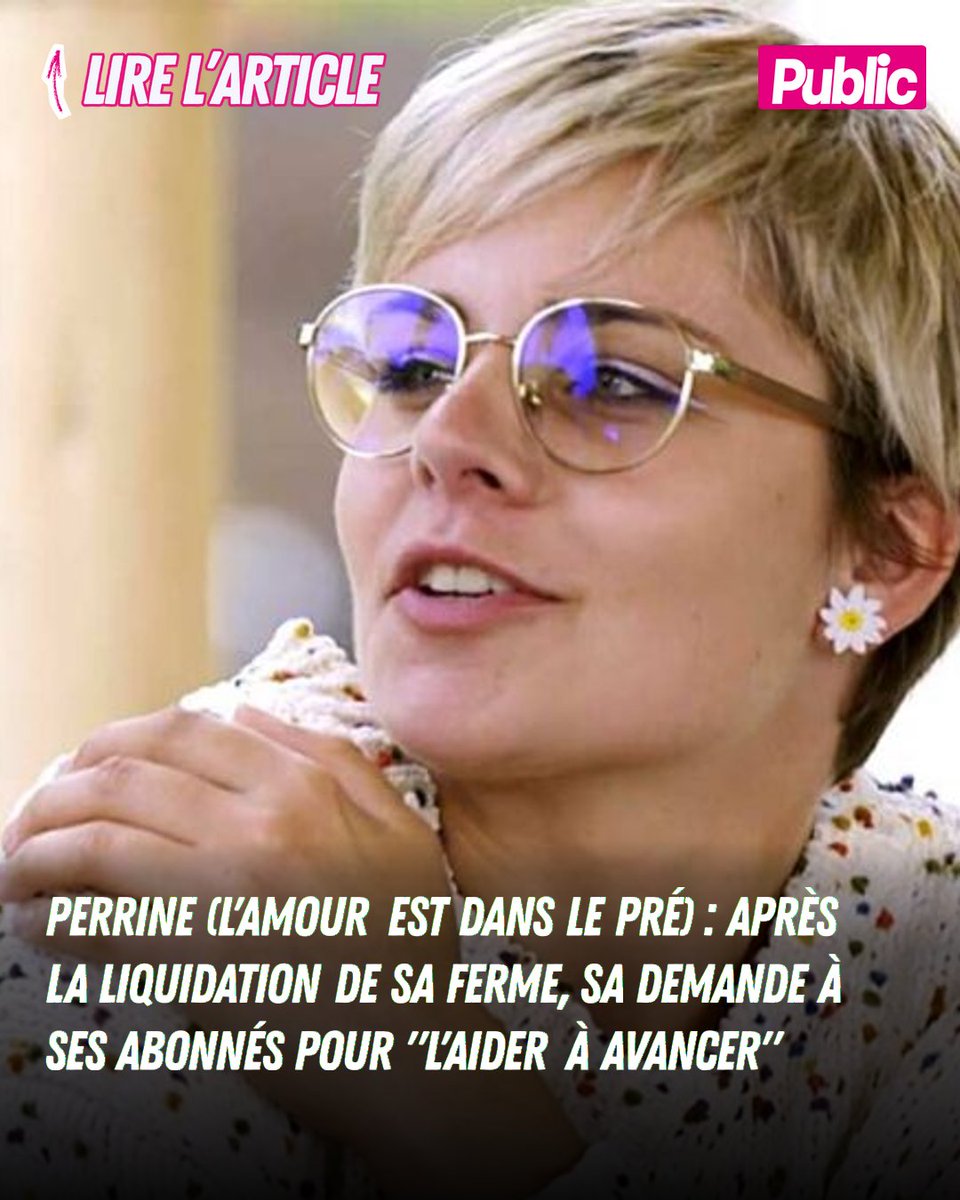 InsidePublic's tweet photo. https://t.co/o1TbwdqLyG
Après la liquidation de sa ferme, Perrine, tente désormais de démarrer de nouveaux projets. L'ancienne candidate de "L'Amour est dans le pré", appelle donc à l'aide de sa communauté.
#people #actupeople #newspeople #public #celebrite #star #stars #gossip #actucelebrite #magazinepublic #public