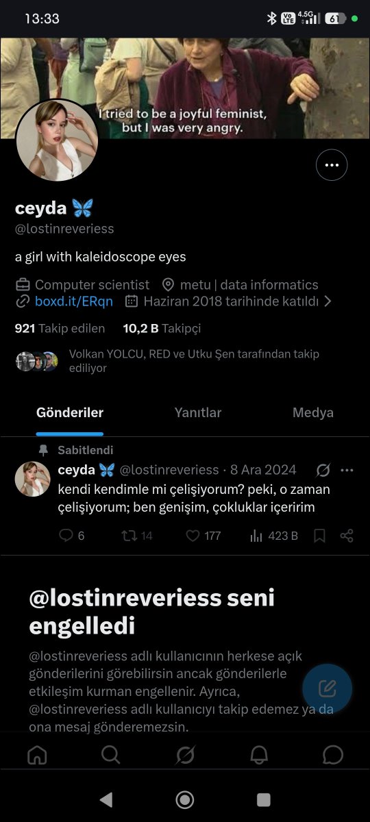 xsiradanbirisix's tweet photo. Paylaşımınız da işinize gelmeyen yorum olunca anca engellersin zaten! Bir de engel atınca da anca ss alıp hakaret edersiniz! Eleştiriye gelemiyorsan burada ne işin var! İşine gelmiyorsa paylaşım yapmayacaksın!!! 
@lostinreveriess https://t.co/hGYEXJWJGS