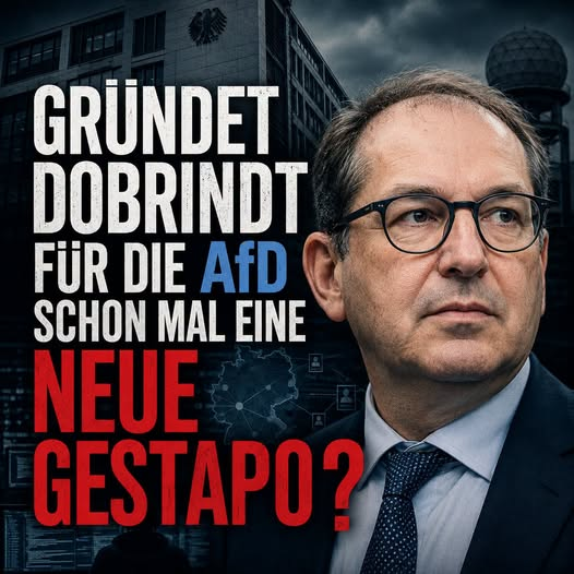 RealFruitts's tweet photo. „Die Frage klingt brutal. Aber denkt sie zu Ende.
Dobrindt will aus unseren Nachrichtendiensten „echte Geheimdienste“ machen. 
Und jetzt stellt euch eine ganz einfache Frage:
Wer kontrolliert diese Instrumente, wenn eines Tages Rechtsextreme die Bundesregierung stellen?“ https://t.co/vF3otiqKZG