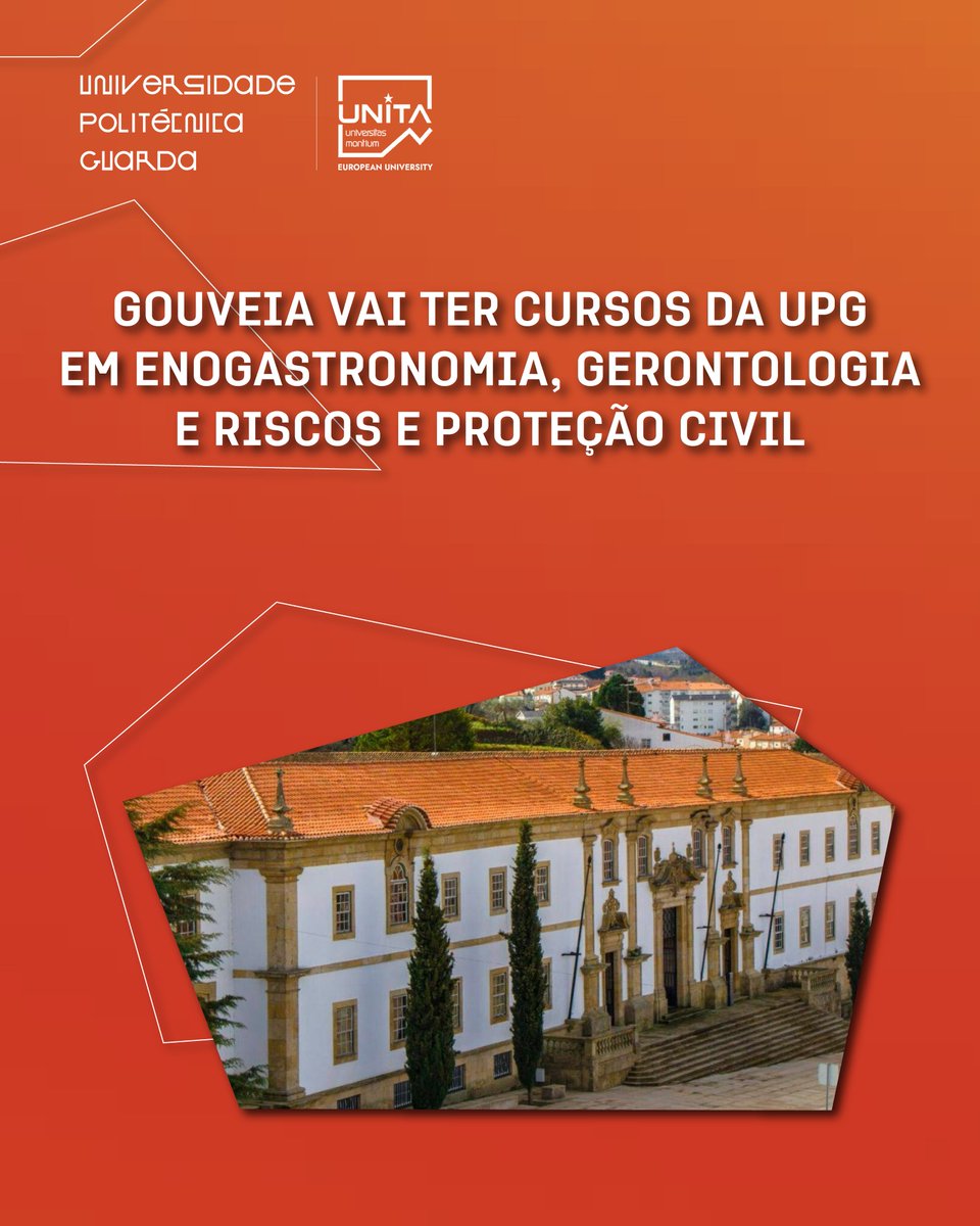 upguarda's tweet photo. A UPG vai lançar em Gouveia três cursos técnicos superiores profissionais no ano letivo de 2026-27. Os cursos em “Enogastronomia”, em “Gerontologia” e em “Riscos e Proteção Civil” vão ser ministrados em colaboração com o Instituto de Gouveia, com o apoio do Município de Gouveia. https://t.co/AXjFZTDLr4