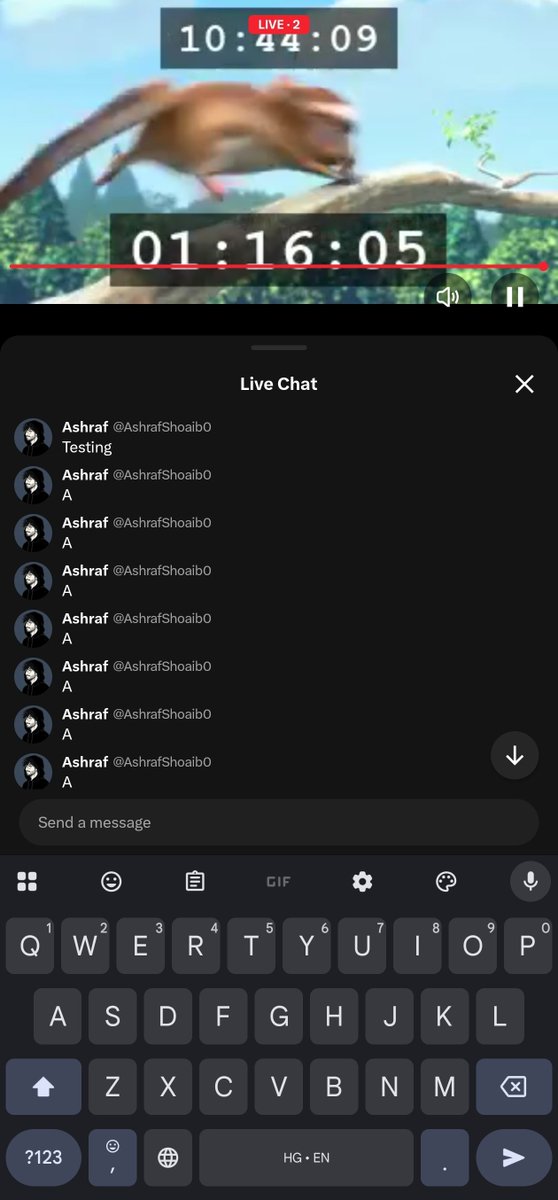 I_Ashraf_'s tweet photo. A brand new UI for live stream chat is coming soon! Get ready for a fresh, upgraded look. 🔥🔥
First look here ( Android )👇🏻👇🏻👇🏻
Thanks @theapache64 https://t.co/84Pa5KtnQV