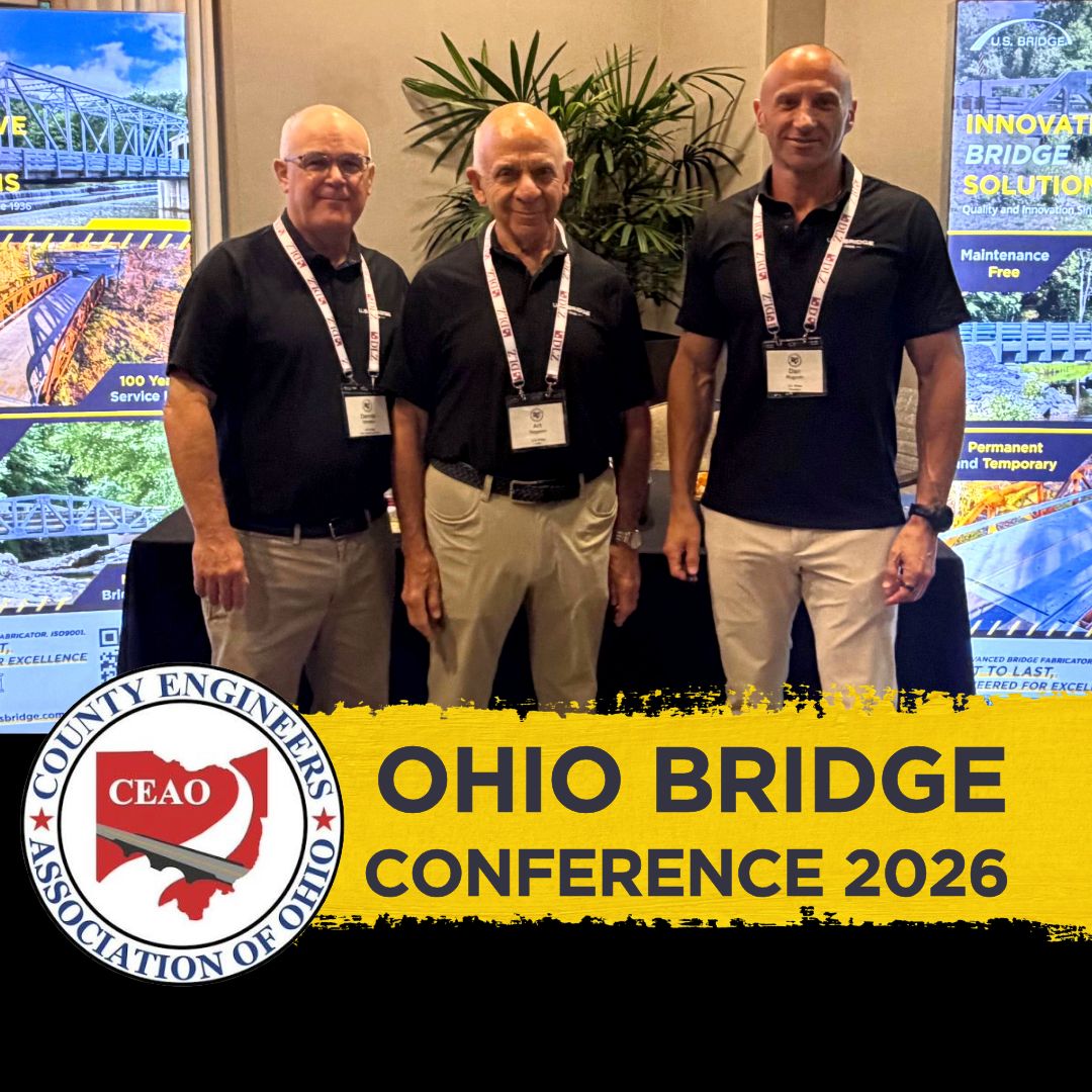 usbridge's tweet photo. U.S. Bridge was proud to be part of the 2026 CEAO Ohio Bridge Conference in Columbus!
It was great connecting with county engineers and industry partners and sharing ideas about the future of bridge infrastructure.
#USBridge #CEAO #BridgeEngineering #Infrastructure https://t.co/w52TdPaJn3