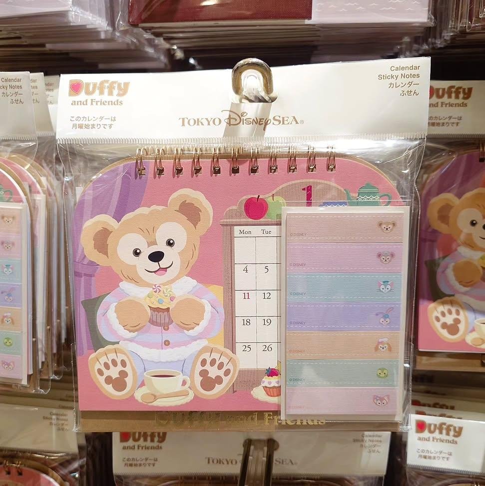 ダッフィー＆フレンズデザインの卓上カレンダー新発売💕 #スグキチャオ