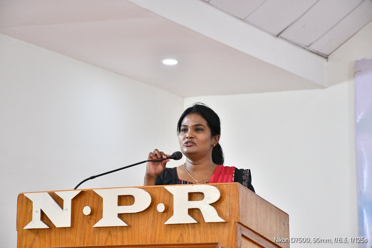 nprinstitutions's tweet photo. The Departments of CSE, IT, AI&DS, and AI&ML successfully hosted "HR Connect: Skill Up, Step Ahead" with Ms. Hemalatha C (HR Manager, XTRM India Pvt. Ltd.) at NPR College of Engineering and Technology! π»π #NPRNatham #NPRCET #NPRCollege #HRConnect #CSE #TNPL2026 https://t.co/p7XQZnmDWz