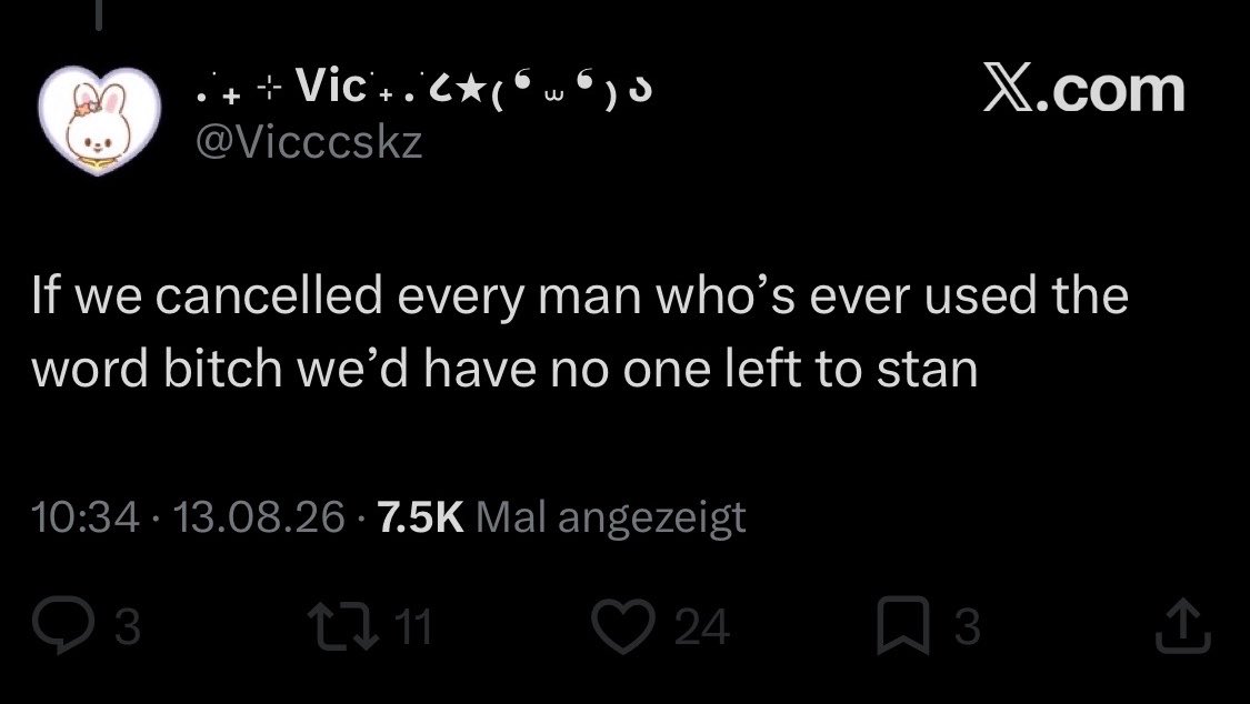 cheriseoho's tweet photo. y'all are out here acting like you're forced to stan a man, holy shit. don't stan any! problem solved! doing everything to defend misogyny https://t.co/QW0BNjf4Db