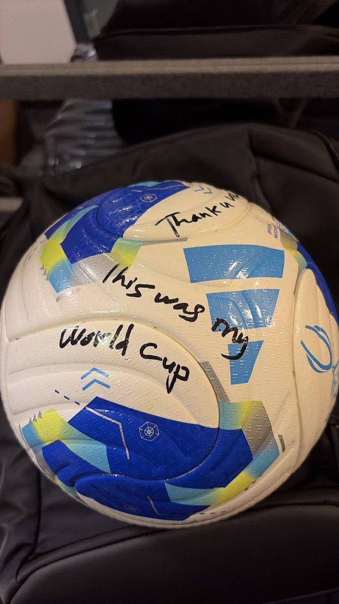 UEFA's tweet photo. “This was my World Cup”

A special #SuperCup souvenir from Omar Artan 🙏⚽️👏 https://t.co/7bhpcwPIVA