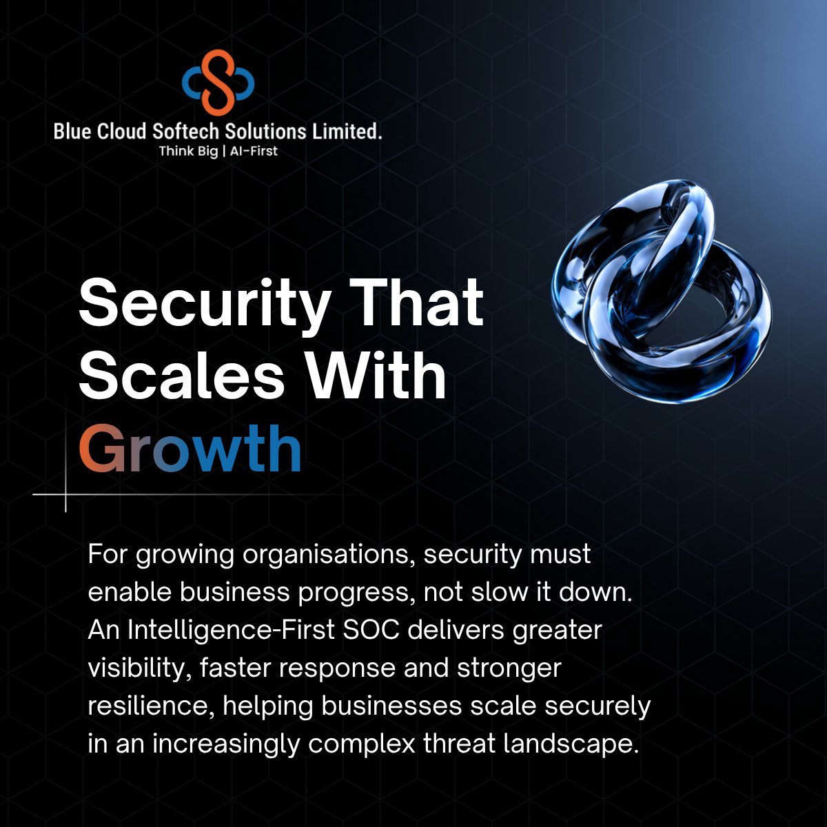 BCSS_bluecloud's tweet photo. More security data doesn’t always mean better security decisions.

Modern SOCs must transform security signals into actionable intelligence—combining technology, threat intelligence &amp; expertise to strengthen cyber resilience.

🔗 https://t.co/vcr8yS3B8F https://t.co/2RVQShasej