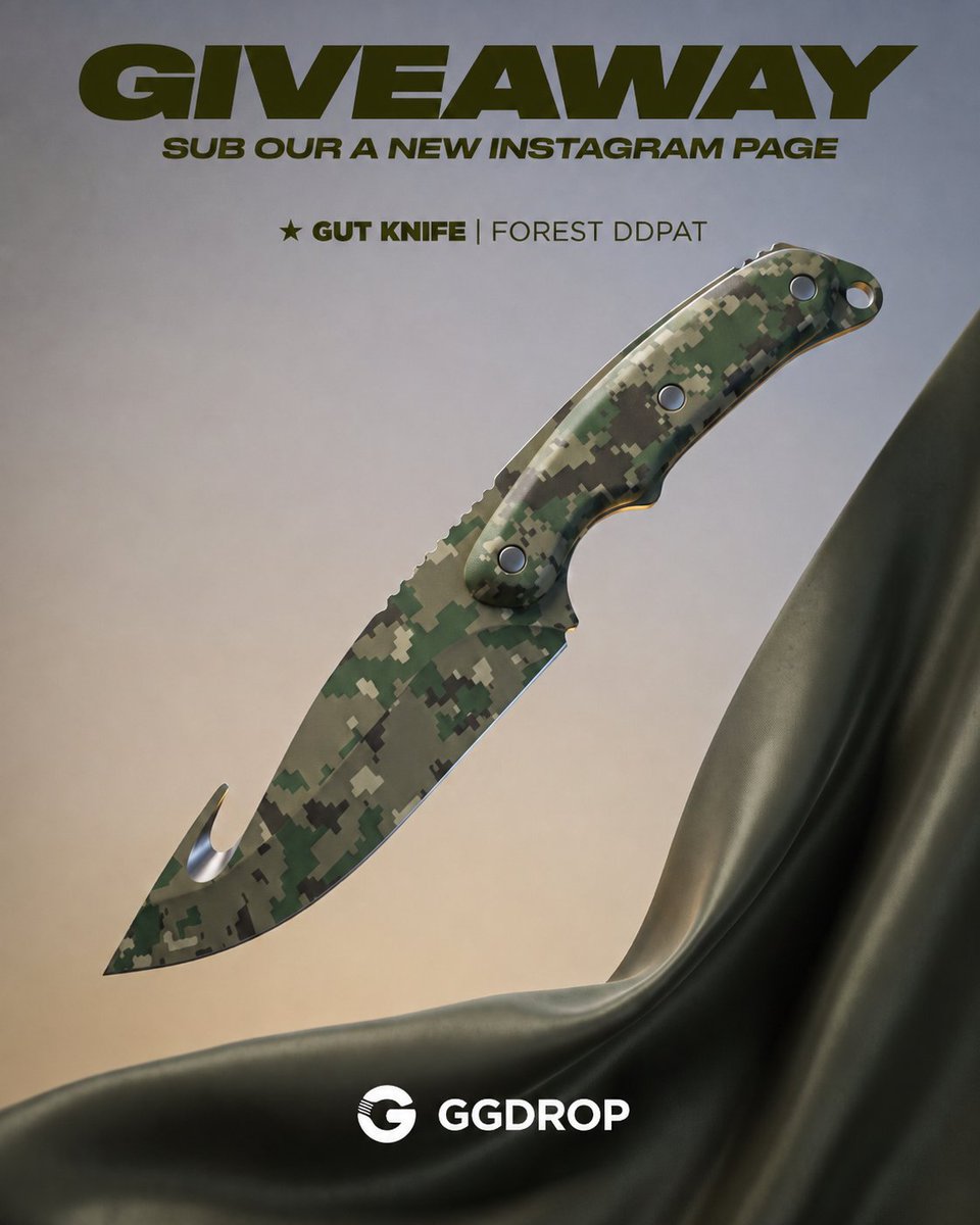 gg_drop's tweet photo. 🔪 KNIFE GIVEAWAYS ARE LIVE 🔪

New week, new blades on our fresh socials.

★ Survival Knife | Night Stripe is waiting on FB
★ Gut Knife | Forest DDPAT is waiting on INST

To enter the loot queue:

1. Move to our new FB and INST
2. Smash follow on the new pages
3. Like the giveaway posts
4. Repost the FB post
5. Drop your ID in the comments

Results on August 21.

Go join before RNG goes AFK 👀