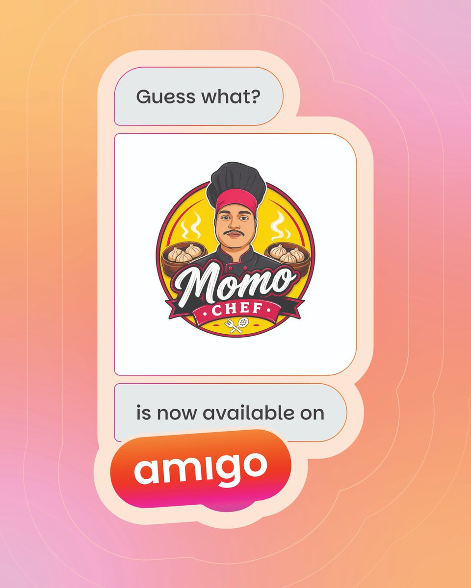 amigofoodapp's tweet photo. Partner onboarding alert.📢
Hurrayyyyy.🎉
@amigofoodapp  officially onboards its partner "Momo Chef".🤝🫂
Keep your eyes 👀on as we keep adding more gems.💎
Join us now❤️
https://t.co/t6bZYxnbpK

#partner #alert #JoinUs #food #restaurant #fooddelivery #app #kolkata #comingsoon https://t.co/OrrKrpjfBQ