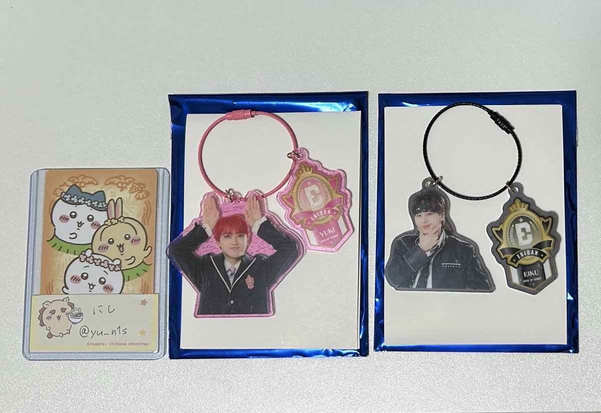 yu_n1s's tweet photo. EBiDAN THE LIVE 2026 エビライ グッズ アクキー 交換 チームA TEAM C

譲▶︎ユーキ、EIKU

求▶︎リョウガ、シューヤ、山中

札幌市内手渡しまたは郵送
お気軽にお声掛けください https://t.co/uxTNrcGSGo
