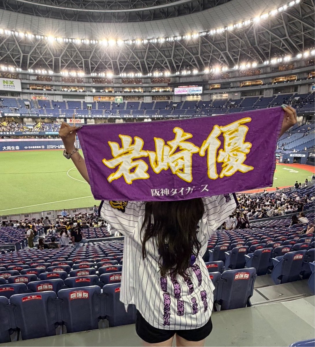 Tigers_l3's tweet photo. 安定の岩崎優見れて幸な試合でした^^👍🏻💜 https://t.co/zIBxoNaPdR