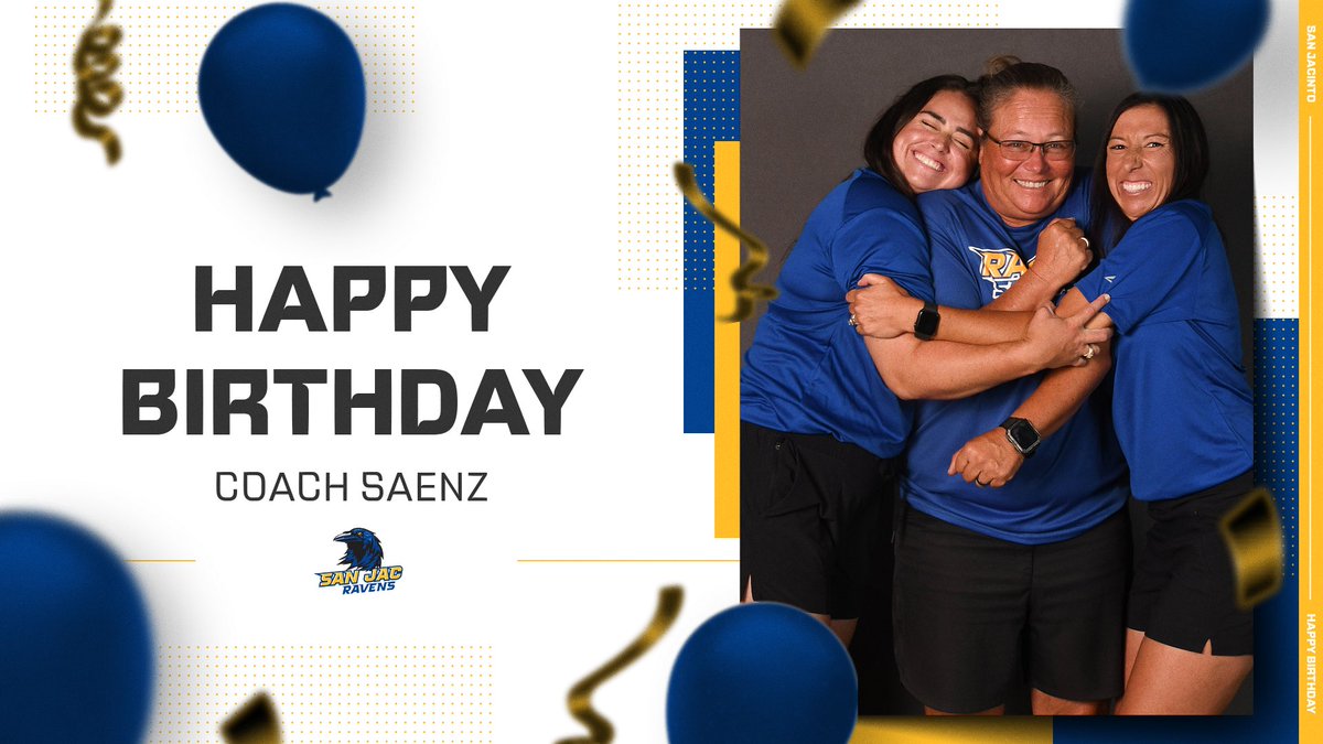 SanJacSoftball's tweet photo. Let's give a huge shoutout to Coach Saenz on her birthday! Your dedication drives us to be better every day. 🎈 Have a fantastic day! #FlockEm https://t.co/I8UnapfIGo