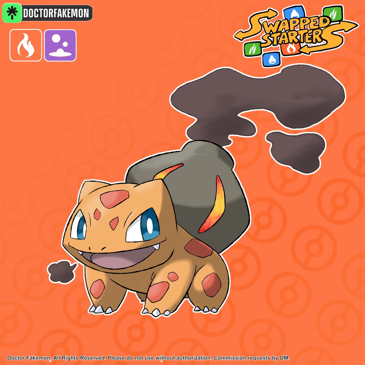 DoctorFakemon's tweet photo. #Swappedstarters
What if Bulbasaur, Ivysaur and Venusaur were the Fire-type starter...
#pokemon #fakemon #artwork https://t.co/kh2aktCt2u