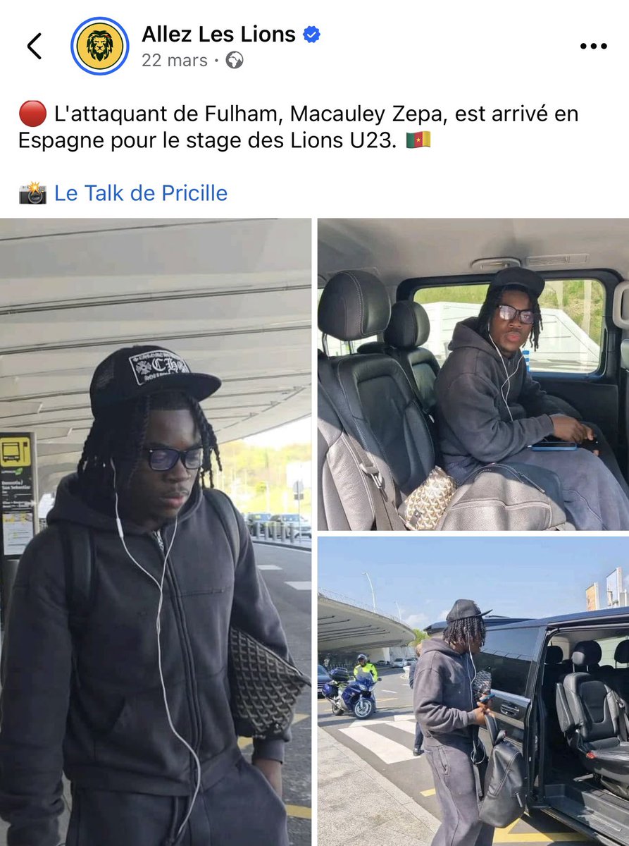 Moukouri53's tweet photo. #OeilDuMbere #Fecafoot

Zepa était timide lors du rassemblement des U23 🇨🇲en Espagne, le contexte n'étant pas favorable pour ça 1ere avec les Lionceaux. Mais après son début de préparation incroyable avec Fulham, il faudrait le revoir de près ! ⚽🔥 https://t.co/jDAhwZZThG
