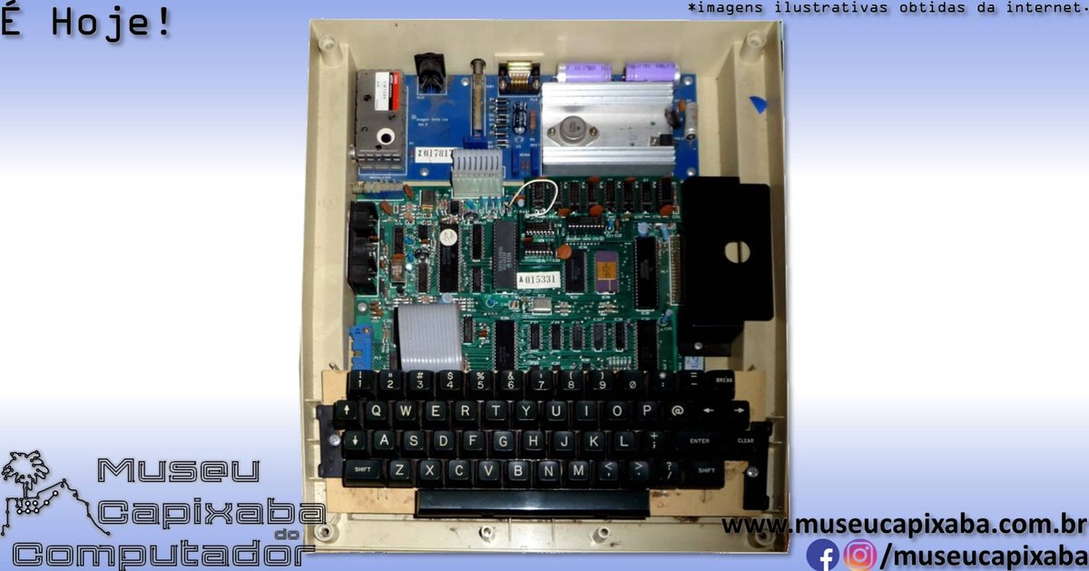 museucapixaba's tweet photo. É hoje! O microcomputador Dragon 32 de 1982.
+em https://t.co/2gV0pGYcme
#MuseuCapixaba #mcc #éhoje #museu #tecnologia #retro #geek #ES #OnThisDay #DragonDataLtd #Dragon32 #Dragon64 #MC6809E #Motorola #TRS80ColorComputer #CoCo #BBCMicro #Centronics #Commodore64 #ZXSpectrum https://t.co/auFYn3epTi