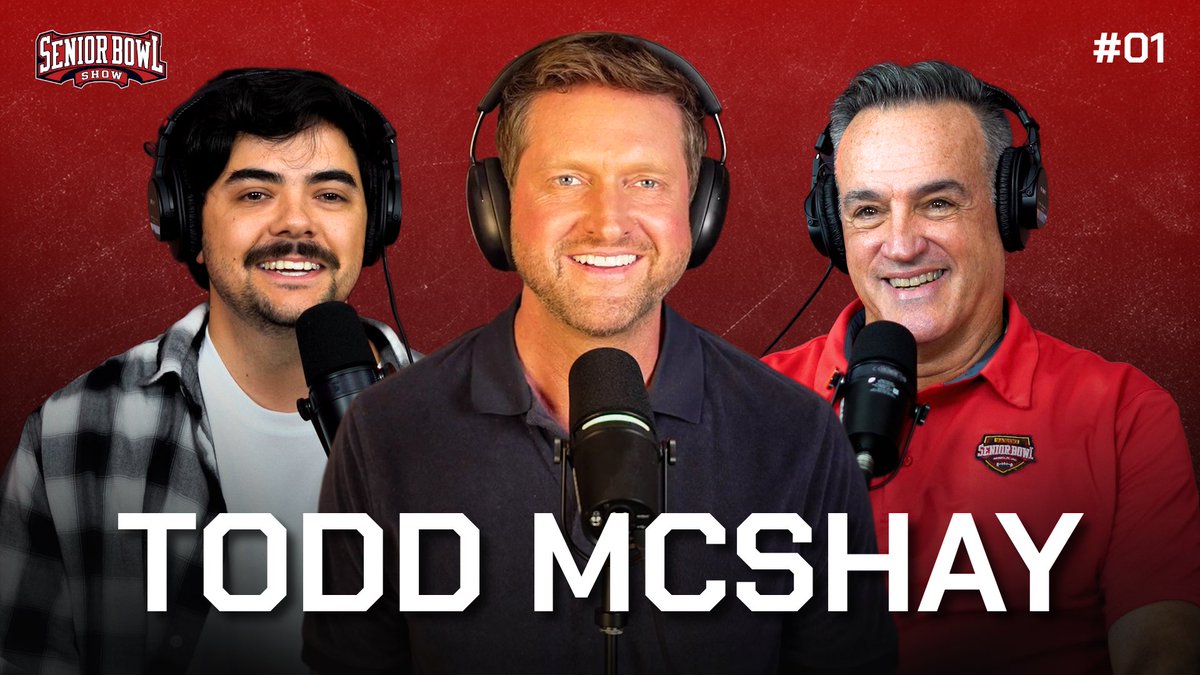 seniorbowl's tweet photo. 🚨 THE SENIOR BOWL SHOW IS LIVE 🚨

@McShay13 joins us for Episode 1!

🏈 What makes the Senior Bowl so important
📈 Players who made themselves money in Mobile
👀 Players to watch this season
🎙️ Scouting stories from over the years
➕ And much more

Watch the full episode now ⬇️
https://t.co/wjiSeQZGaZ

🎧 Also available on Spotify & Apple Podcasts

#TheDraftStartsInMobile
