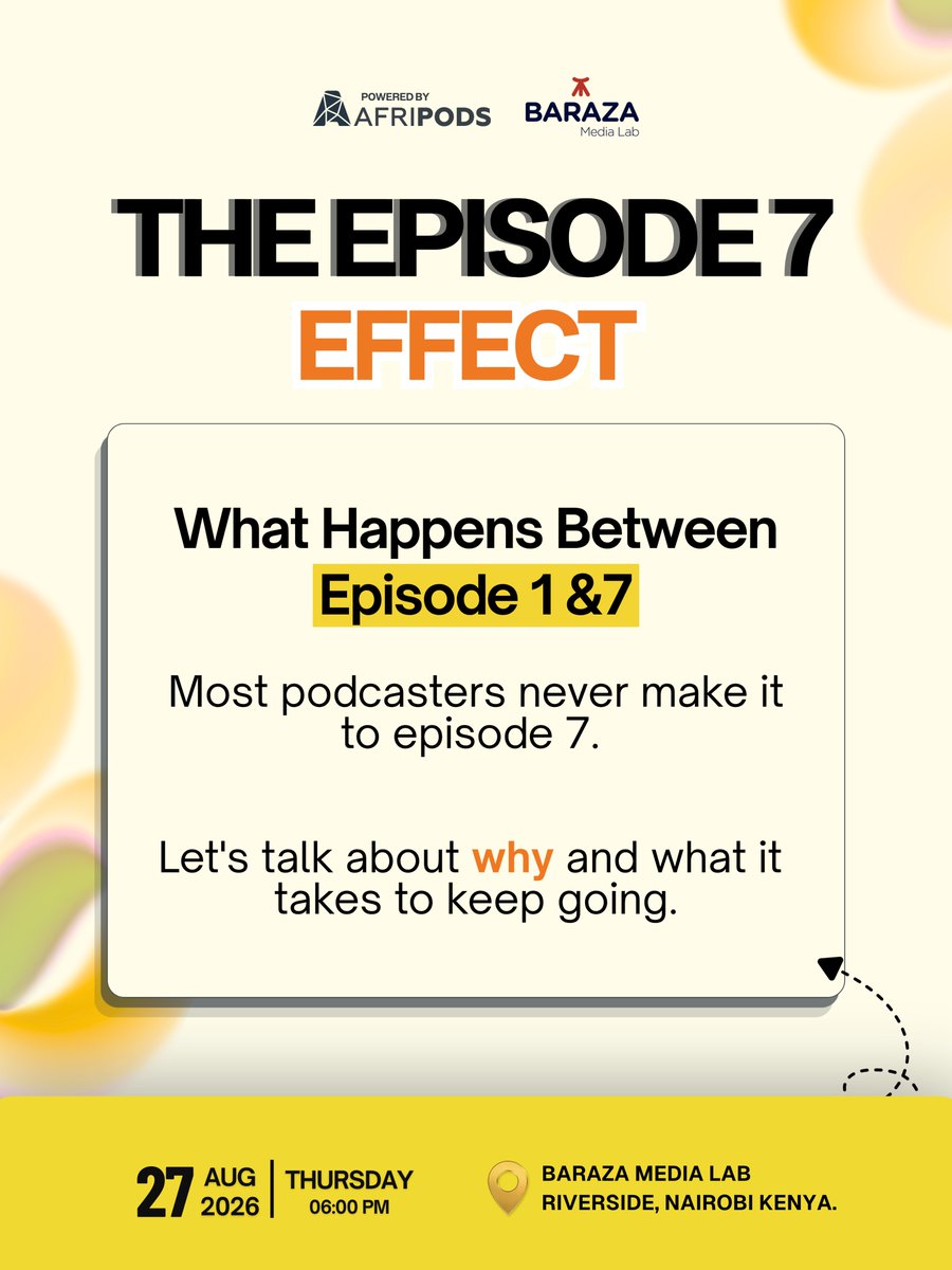 afripods's tweet photo. Why do so many promising African podcasts go quiet after a few episodes?

We call it INCONSISTENCY. LAZINESS. LACK OF COMMITMENT.
But look closer and there’s often a deeper problem 🧵👇🏾 https://t.co/azRTC2vd19