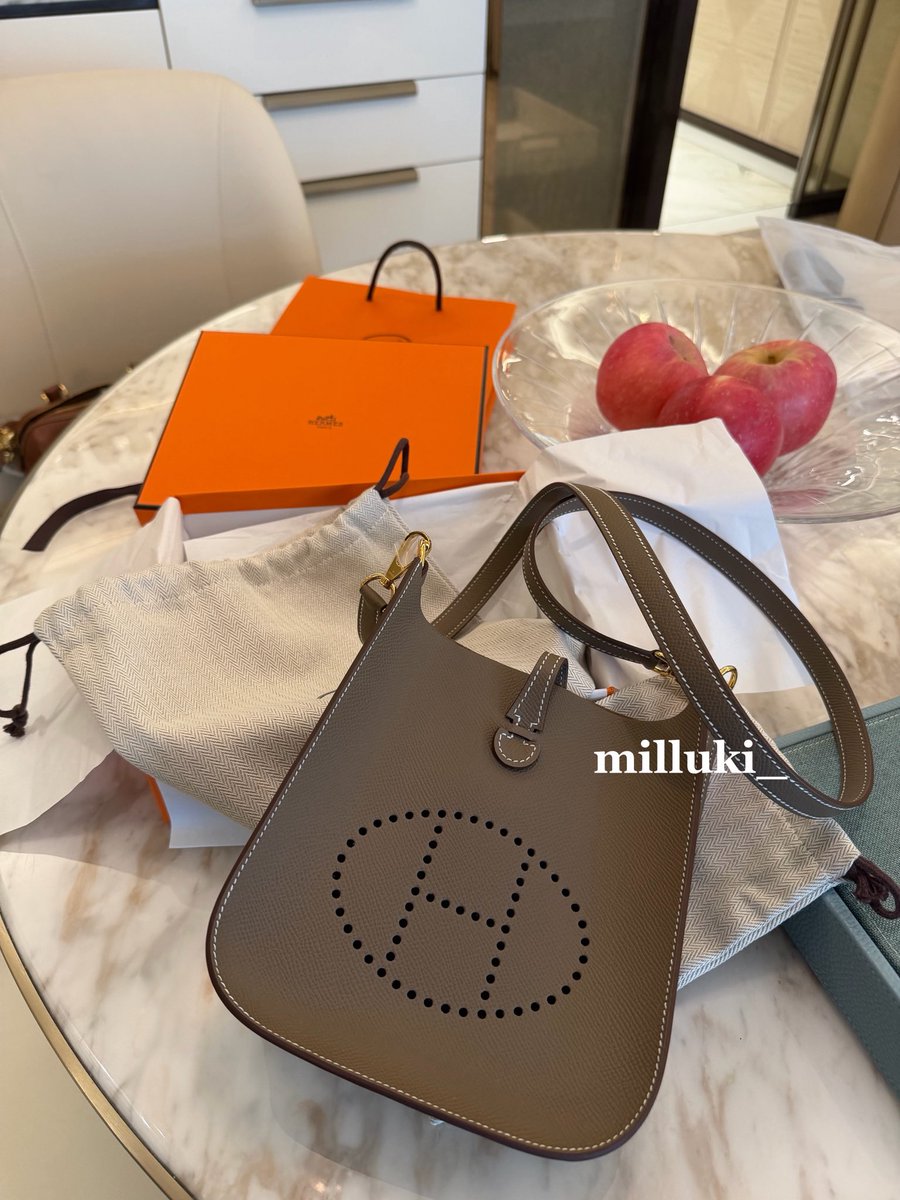 milluki_'s tweet photo. 1月にシンガポール行った時フリーでエブリン買えたんだけど

まさかのド新作で日本ではまだまだレアアイテムみたい🥹🍊

海外エルメスほんと夢ある💖
日本で課金してコツコツエルパトより海外飛んだ方が早い‼️ https://t.co/KVs64wzf1Z