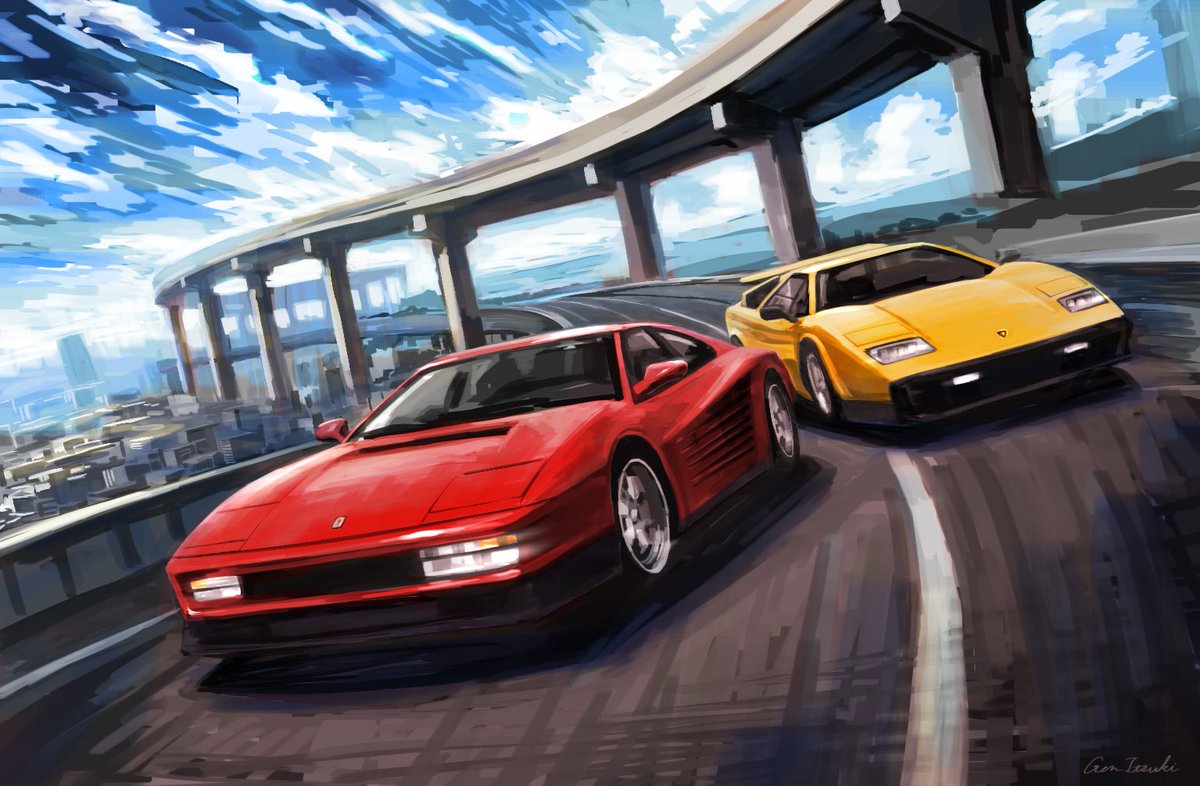 Gen_Itsuki's tweet photo. 「爆速で、帰ってきて🔥」

Ferrari Testarossa
Lamborghini Countach https://t.co/VXVK0Iekxh