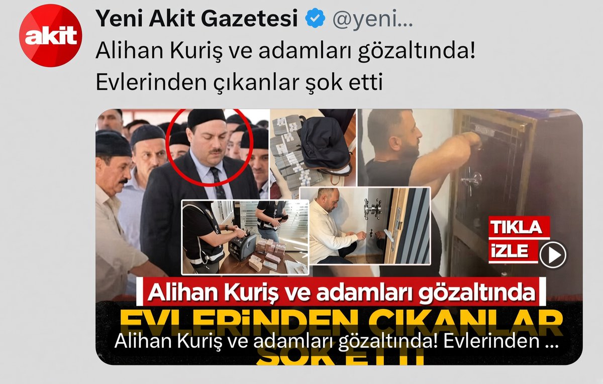 abdullahnaci's tweet photo. bunların iki yüzlülüğünü şöyle anlatayım:
aynı operasyon aynı gerekçelerle chp iktidarında olsa, "chp'nin müslümanlara zulmü sınır tanımıyor" deyip ortalığı ayağa kaldıracaklardı. https://t.co/3HhBRresDq