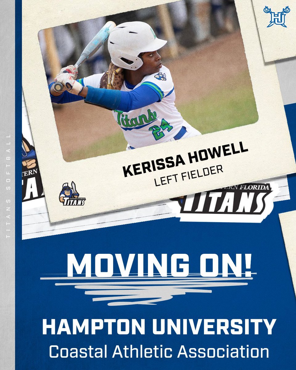 EFSCSoftball's tweet photo. Kerissa Howell will be continuing her academic and athletic journey at Hampton University! 

#RollTitans⚔️
#BTJ🧃 https://t.co/2k0jNHCKYH