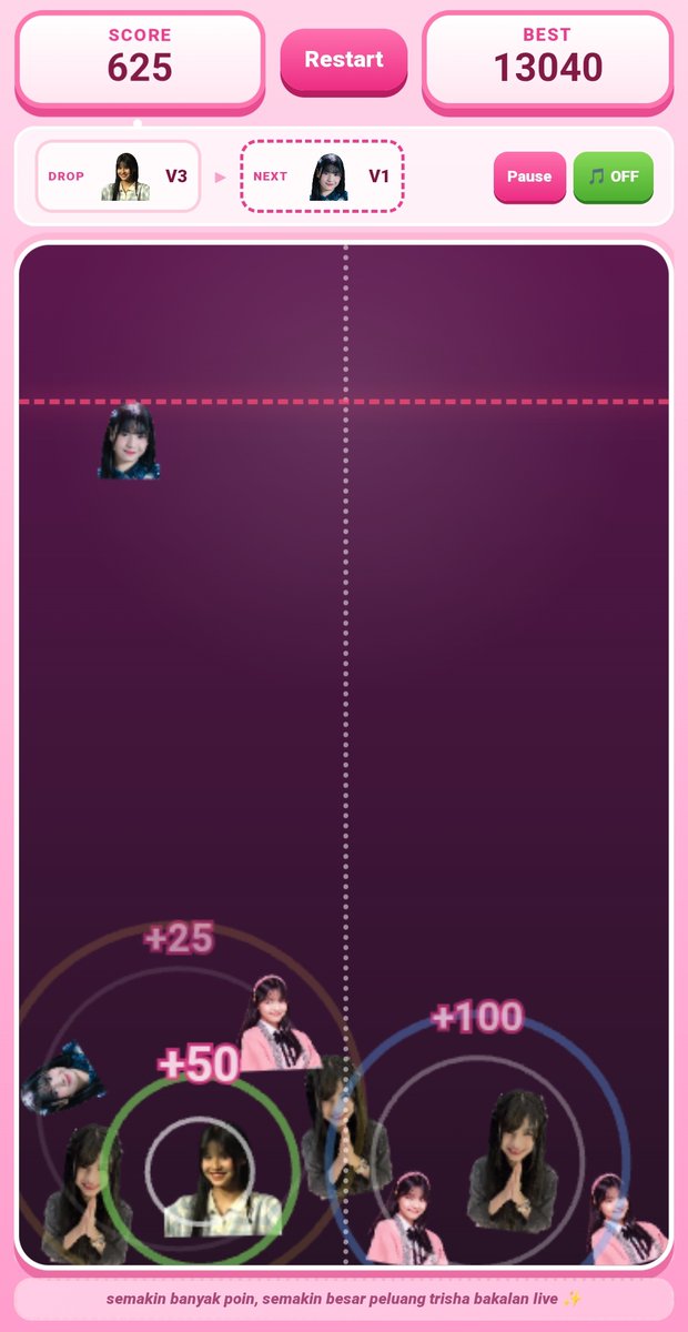 naldioktavian's tweet photo. trisha kapan live nya trisha?
@JTrisha_JKT48 

sambil nunggu, beliau live coba mainin ini ges 
https://t.co/aK6XoiJpIT

info a1 ny katanya semakin gede poin nya, semakin besar kemungkinan trisha live https://t.co/doIBHKyHOU