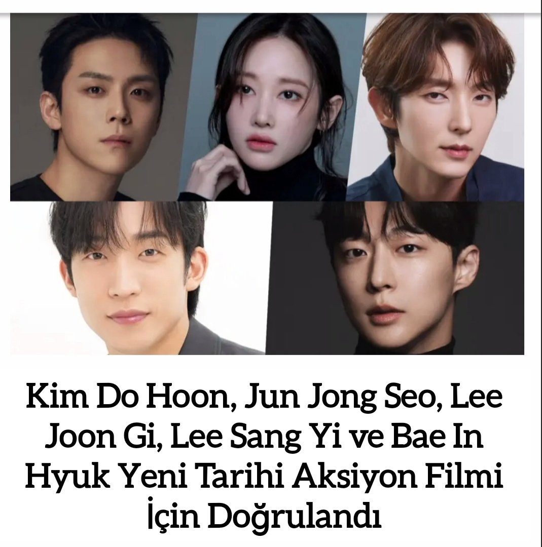 Bestleejoongi17's tweet photo. "Dochabi" (geçici başlık) filminin yıldızlarla dolu oyuncu kadrosu kesinleşti!
#leejoongi #이준기 #Dochabi #netflixmovie #comingsoon https://t.co/EV6v6S4vYg