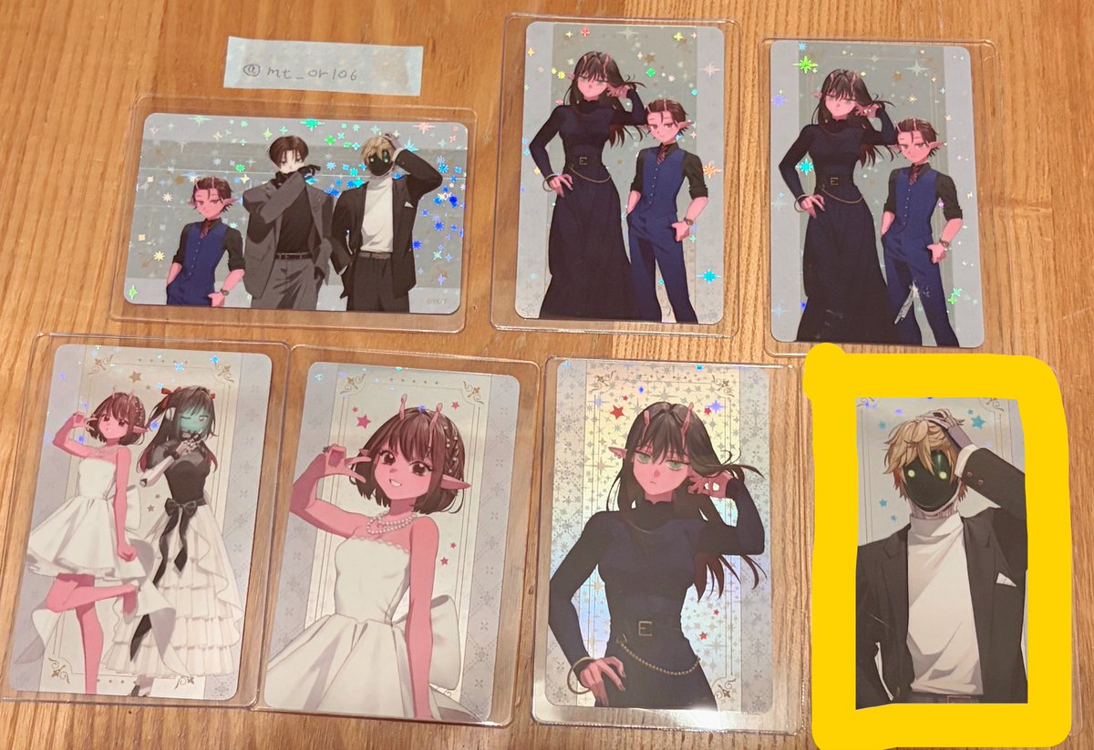 mt_or106's tweet photo. @xxx 
【交換】ミルキーサブウェイ ミルサブ 有楽町 THEキャラ ホログラムカード

譲:画像のもの(チハル､マキナ、アカネ、カナタ、カート、マックス、リョーコ．1段目左全員)

求:定価+送料
 
黄枠は他のものと抱き合わせ必須。
条件の良い方優先。郵送希望。

お気軽にお声掛け下さい。 https://t.co/74T5KSHqbs