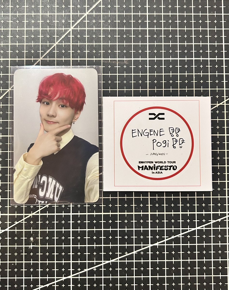 engenebns's tweet photo. wts lfb ph

enhypen jungwon manifesto in manila engene zone pc w/ stickers

300 php

— prio/can steal if PAYO | 1 week dop w/ 20% nrdp
— dnc if sensitive

dm if inch!

t. enhypen jungwon jw manifesto in manila mnl ezpc https://t.co/r2ze60KwMj