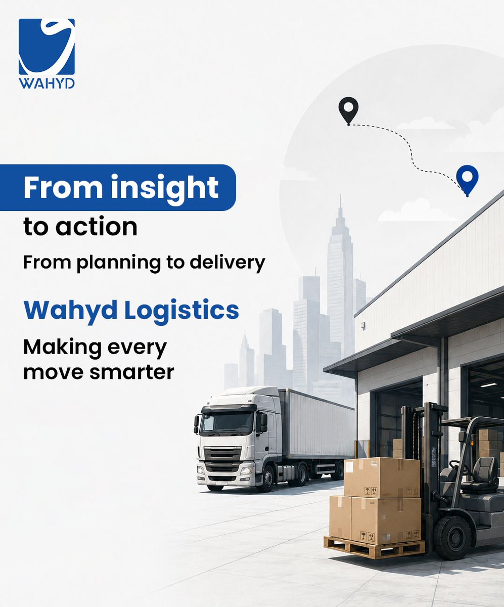 WahydLogistics's tweet photo. Looking for smarter ways to move freight?
Wahyd Logistics helps businesses simplify freight operations with real-time tracking, quick quotes, and reliable FTL services.
Move smarter. Grow with confidence
๐ https://t.co/EAI31YeHk3
#WahydLogistics #SmartLogistics #Freight #FTL https://t.co/uW72wX5Hgv