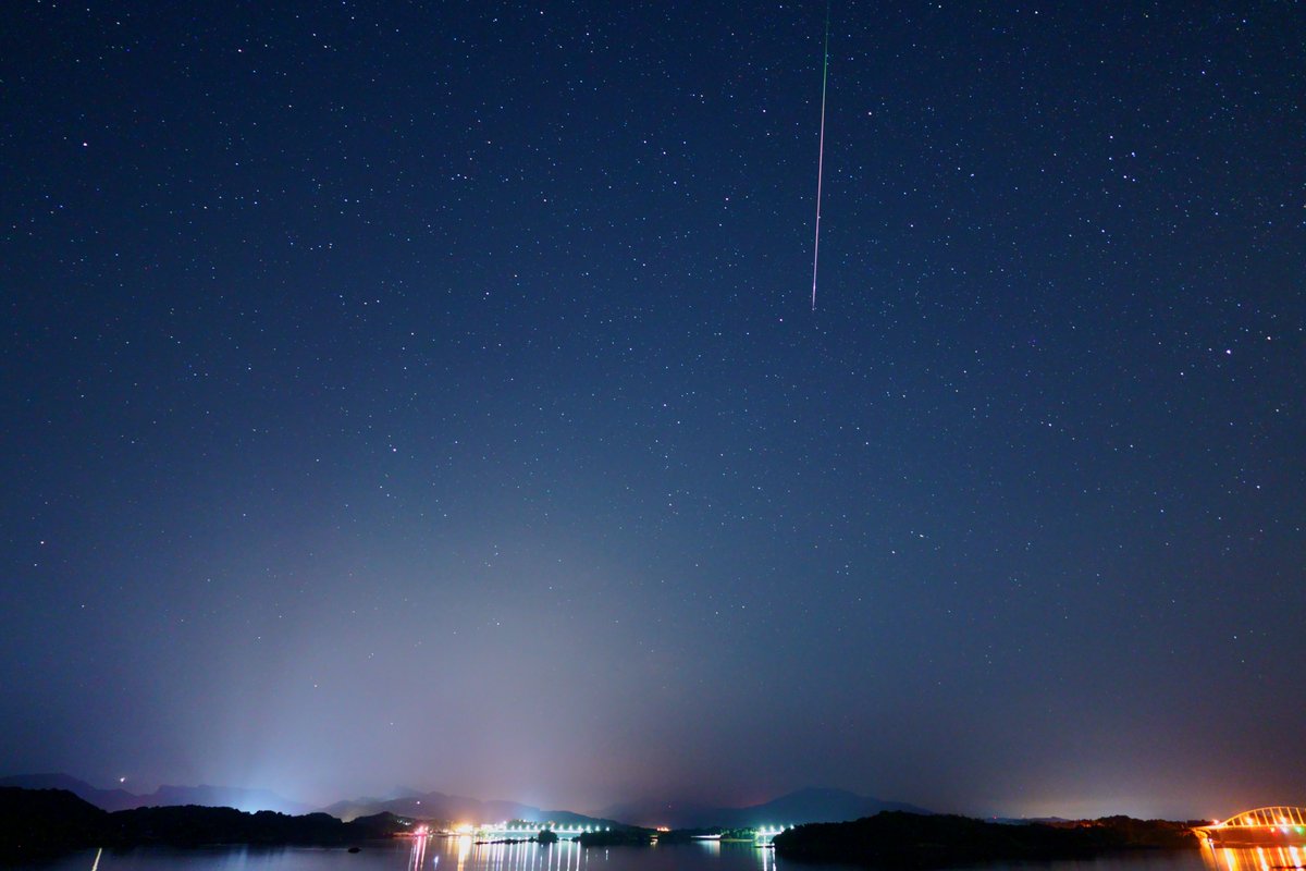 take_dog's tweet photo. 余震にビビりつつ時間が出来たので
#ペルセウス座流星群 https://t.co/jrXfwaBpoF